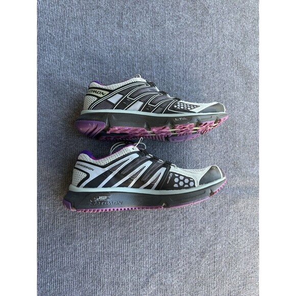 Salomon Womens XR Mission 1 327825 Gray/Purple Hiking Shoes Sneakers Size 9.5 US - Picture 8 of 11